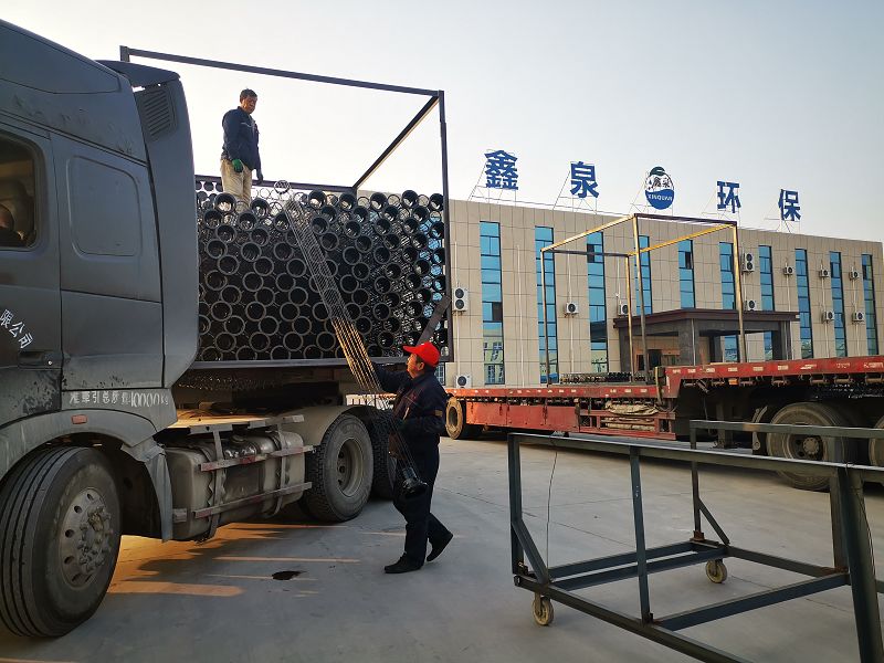 除塵袋籠發(fā)貨現(xiàn)場